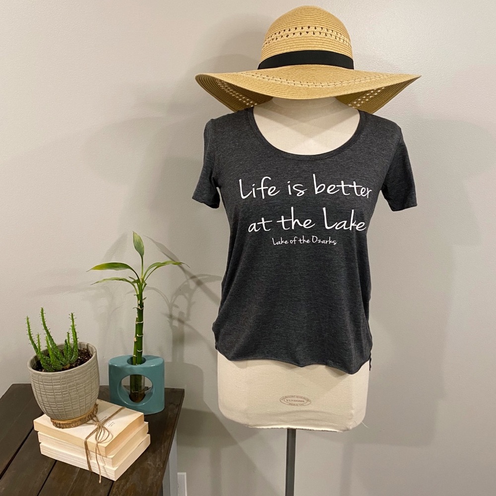 XS | “Life is better at the lake” T-shirt | Ozarks
